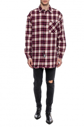 Used-look checked shirt, zdjęcie 2 Used-look checked shirt od Diesel